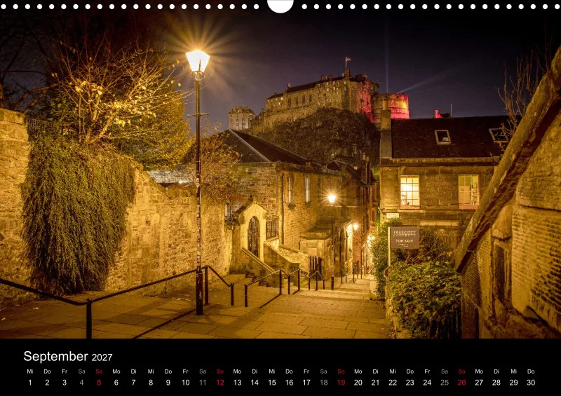 Fotokalender (A3) / Edinburgh 2027