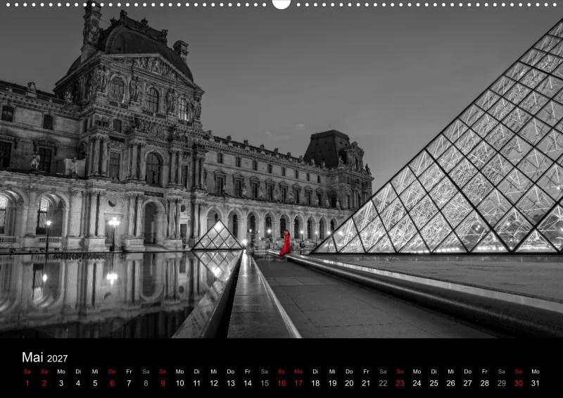 Fotokalender (A2) / Paris - Stadt der Liebe 2027