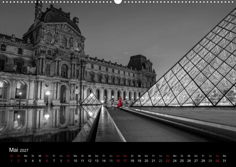 Fotokalender (A2) / Paris - Stadt der Liebe 2027