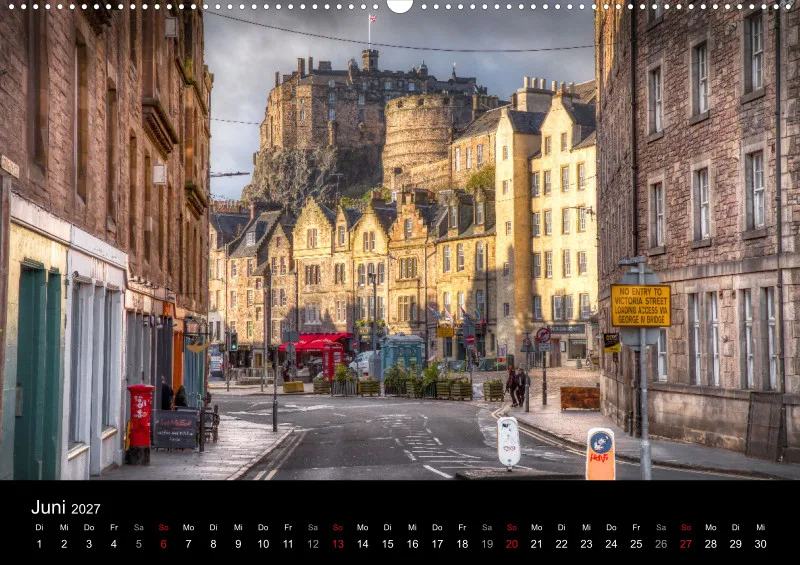 Fotokalender (A2) / Edinburgh 2027