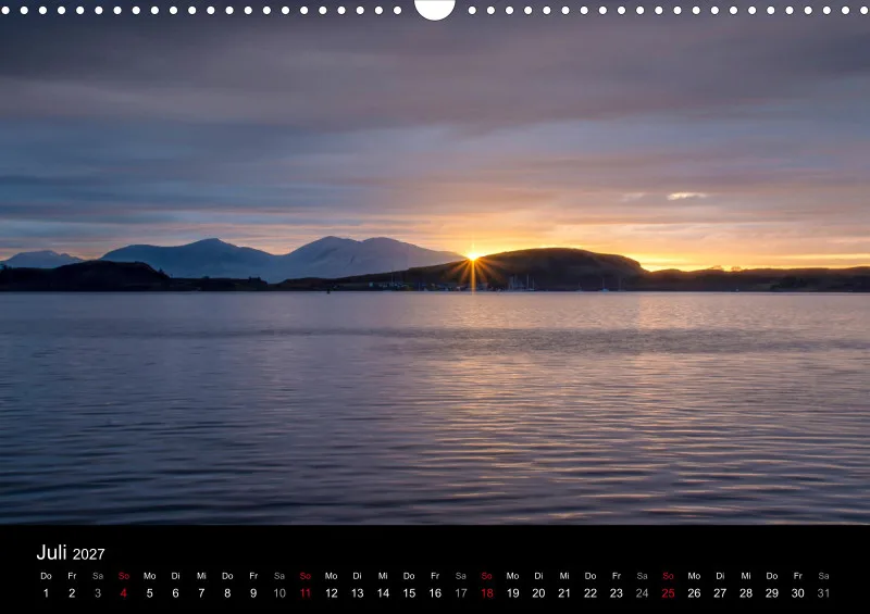 Fotokalender (A3) / Schottland 2027