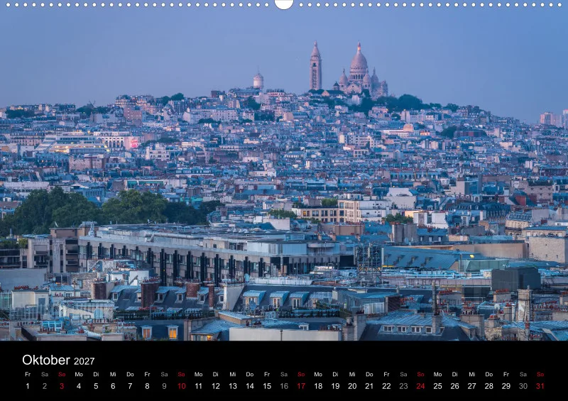 Fotokalender (A2) / Paris - Stadt der Liebe 2027