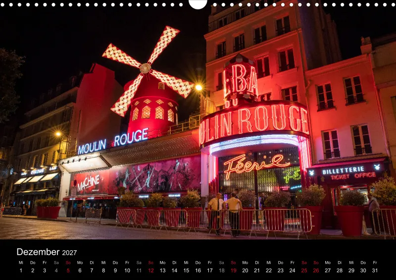 Fotokalender (A3) / Paris - Stadt der Liebe 2027