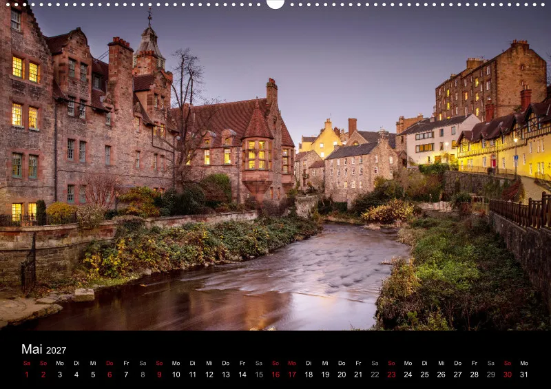 Fotokalender (A2) / Edinburgh 2027
