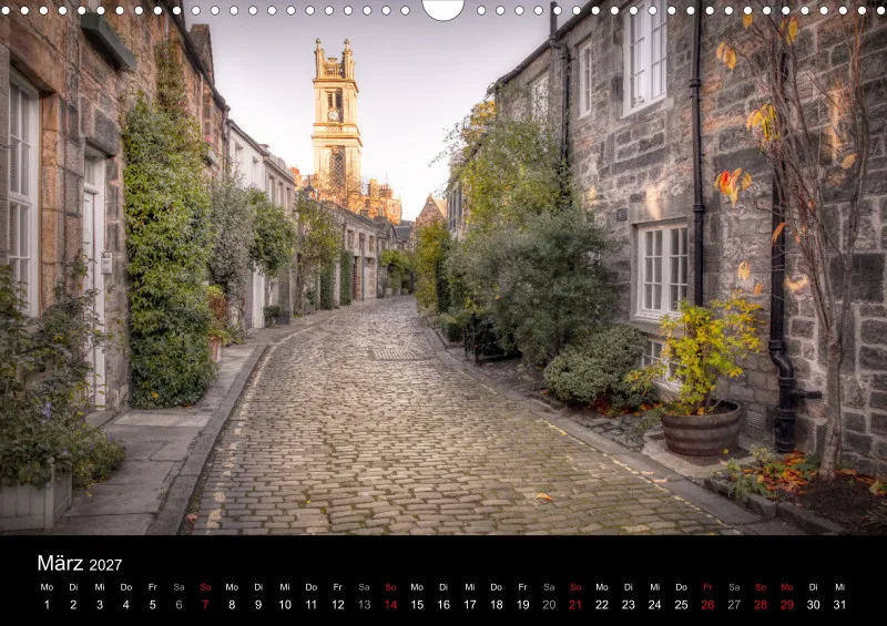 Fotokalender (A3) / Edinburgh 2027