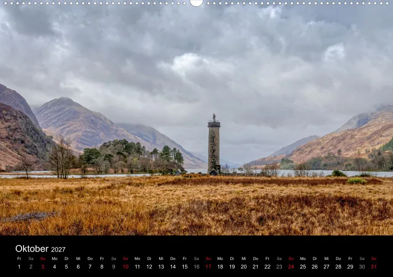 Fotokalender (A2) / Schottland 2027