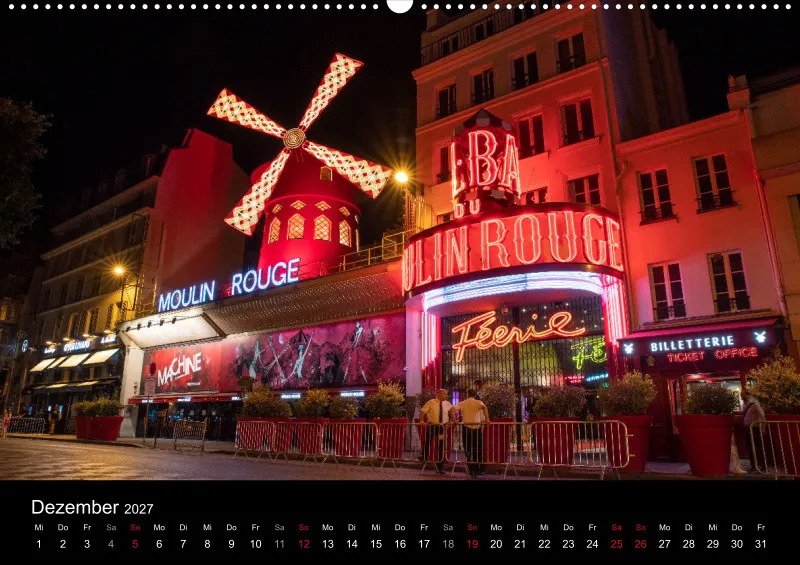 Fotokalender (A2) / Paris - Stadt der Liebe 2027