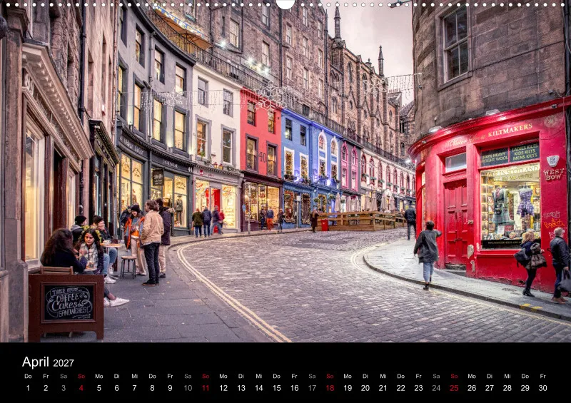 Fotokalender (A2) / Edinburgh 2027