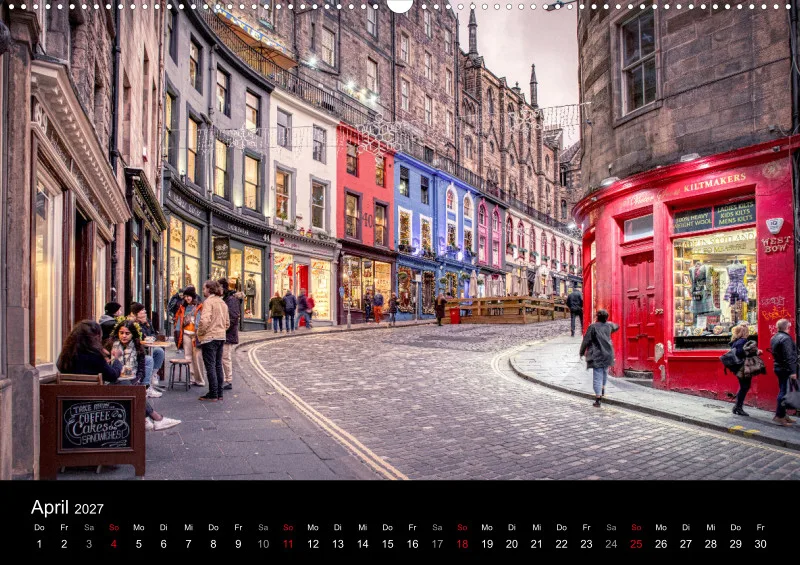 Fotokalender (A2) / Edinburgh 2027