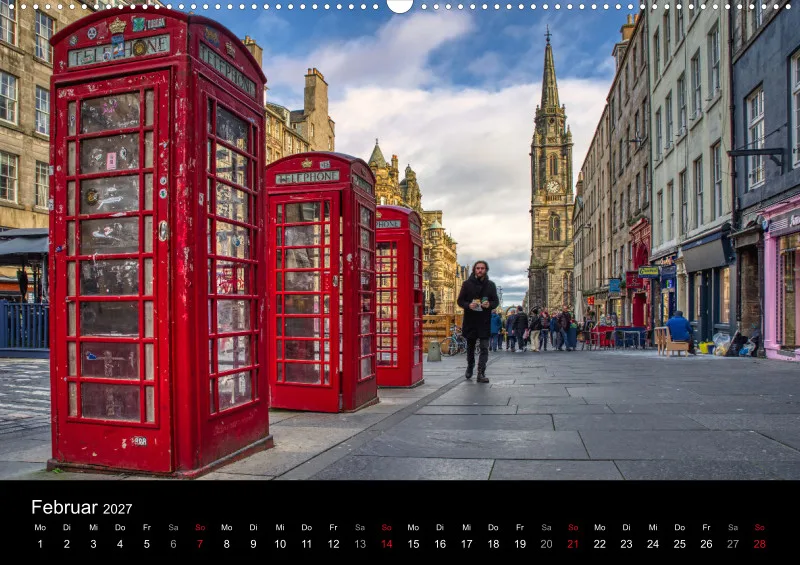 Fotokalender (A2) / Edinburgh 2027