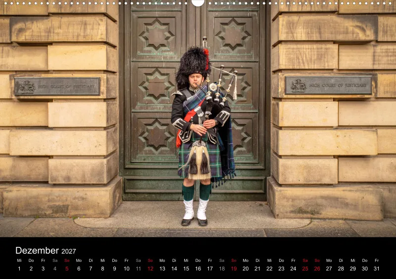 Fotokalender (A2) / Edinburgh 2027