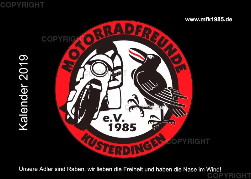 Motorradfreunde Kusterdingen Kalender 2019