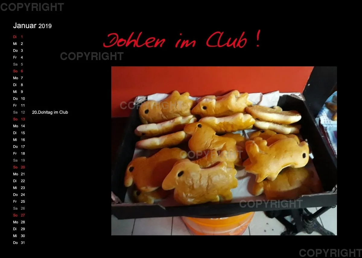 Motorradfreunde Kusterdingen Kalender 2019