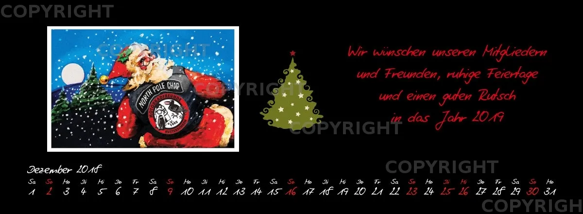 MFK Tischkalender 2018