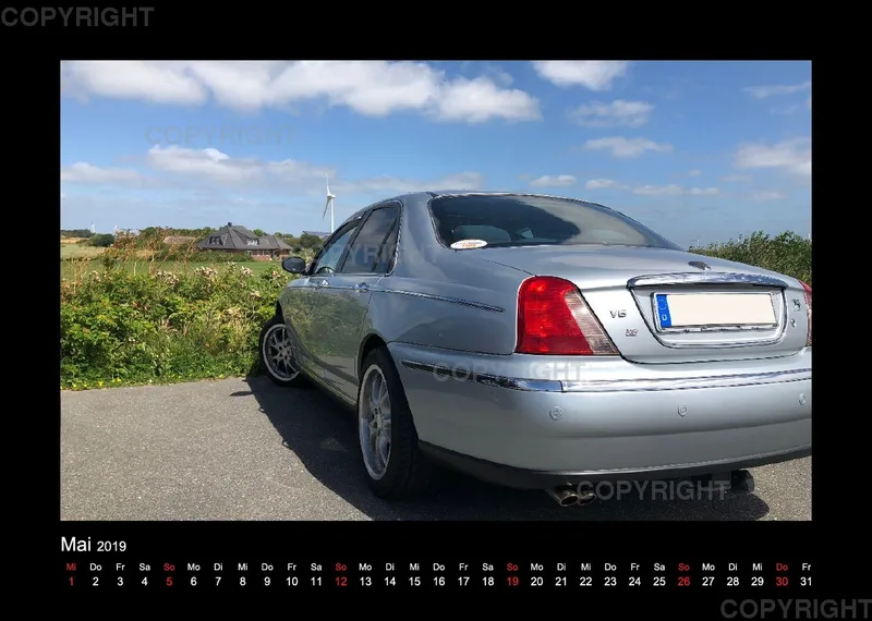 A4 MG Rover Kalender 2019