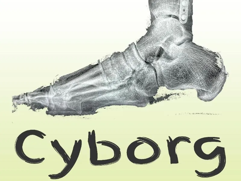 Cyborg Leinwand