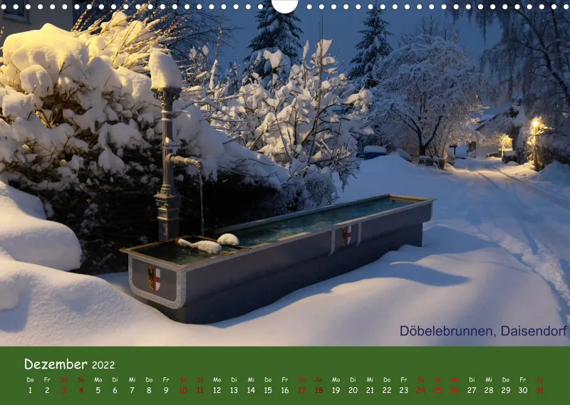 A3 Wandkalender 2022