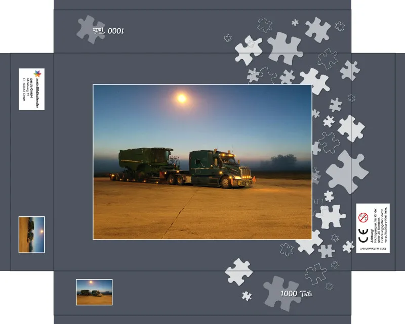 MircoAufAchse - Abendlicht Puzzle