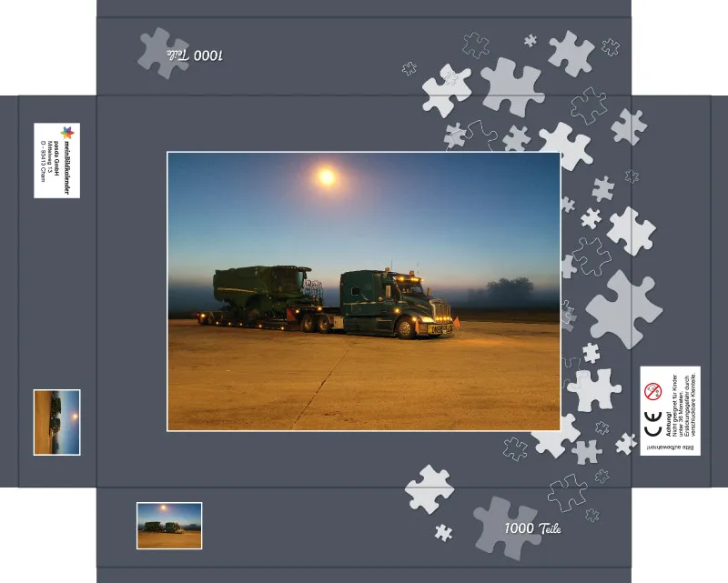 MircoAufAchse - Abendlicht Puzzle