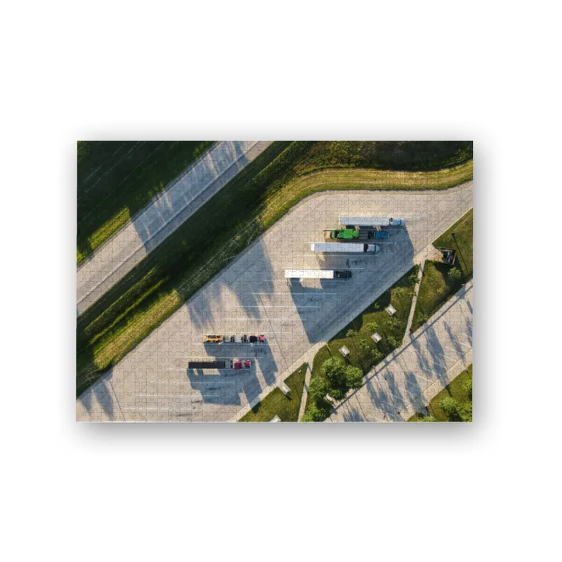 MircoAufAchse - Parkplatz Puzzle 1000