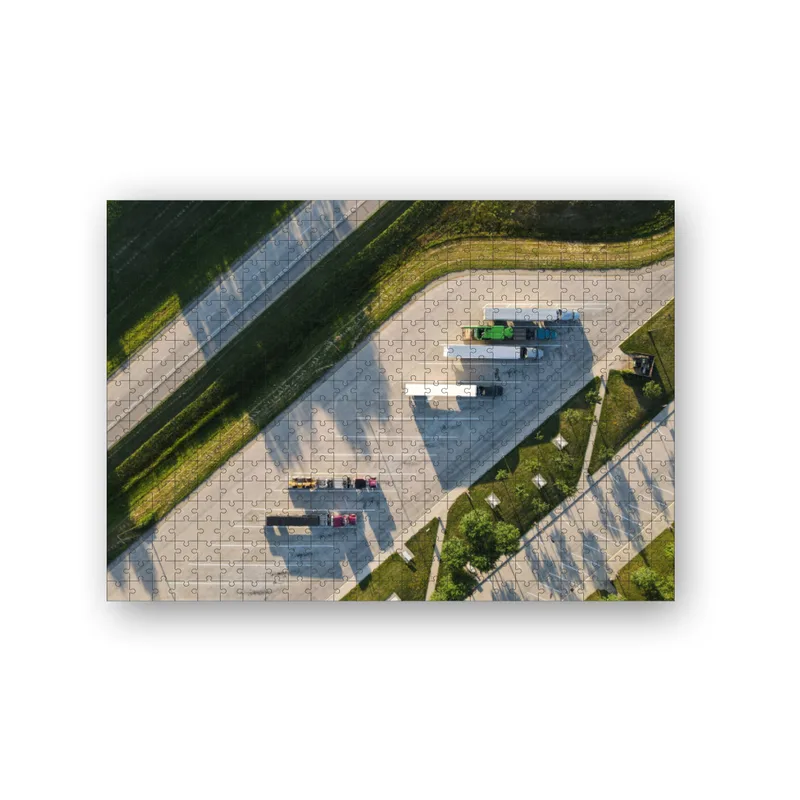 MircoAufAchse - Parkplatz Puzzle 500