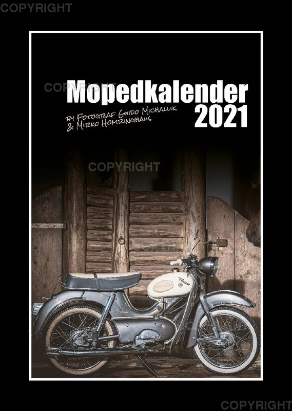 Mopedkalender 2021 / A3 Hochformat