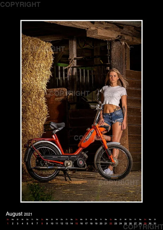 Mopedkalender 2021 / A3 Hochformat