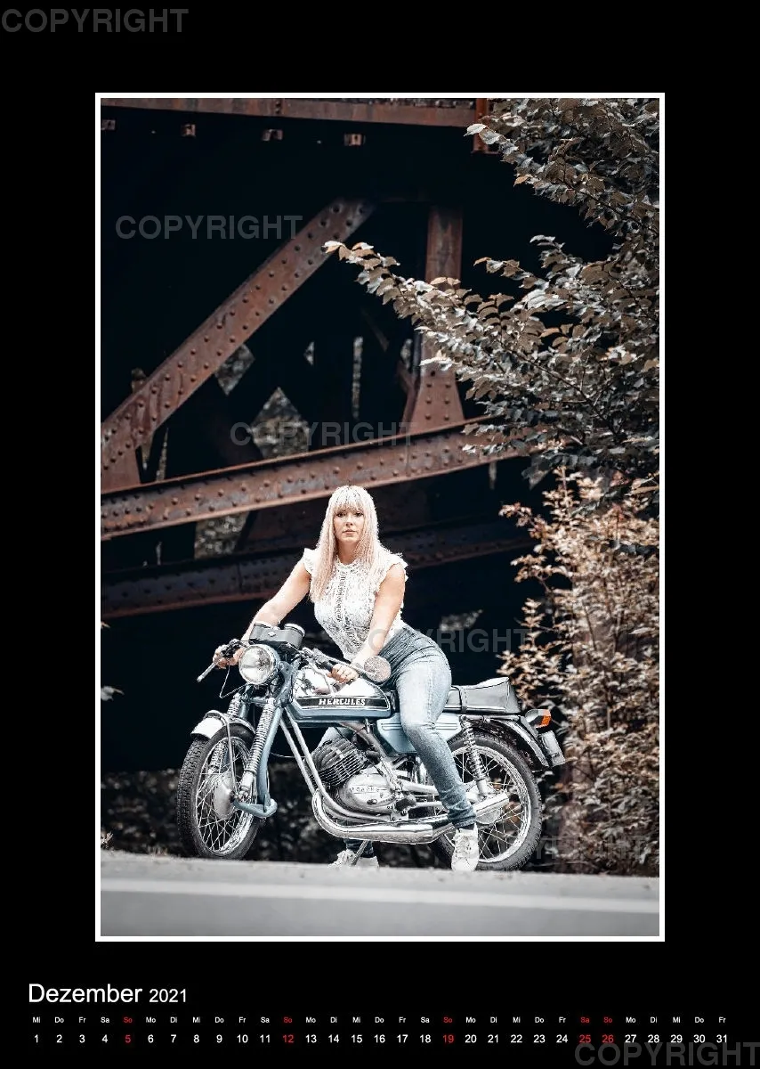 Mopedkalender 2021 / A3 Hochformat
