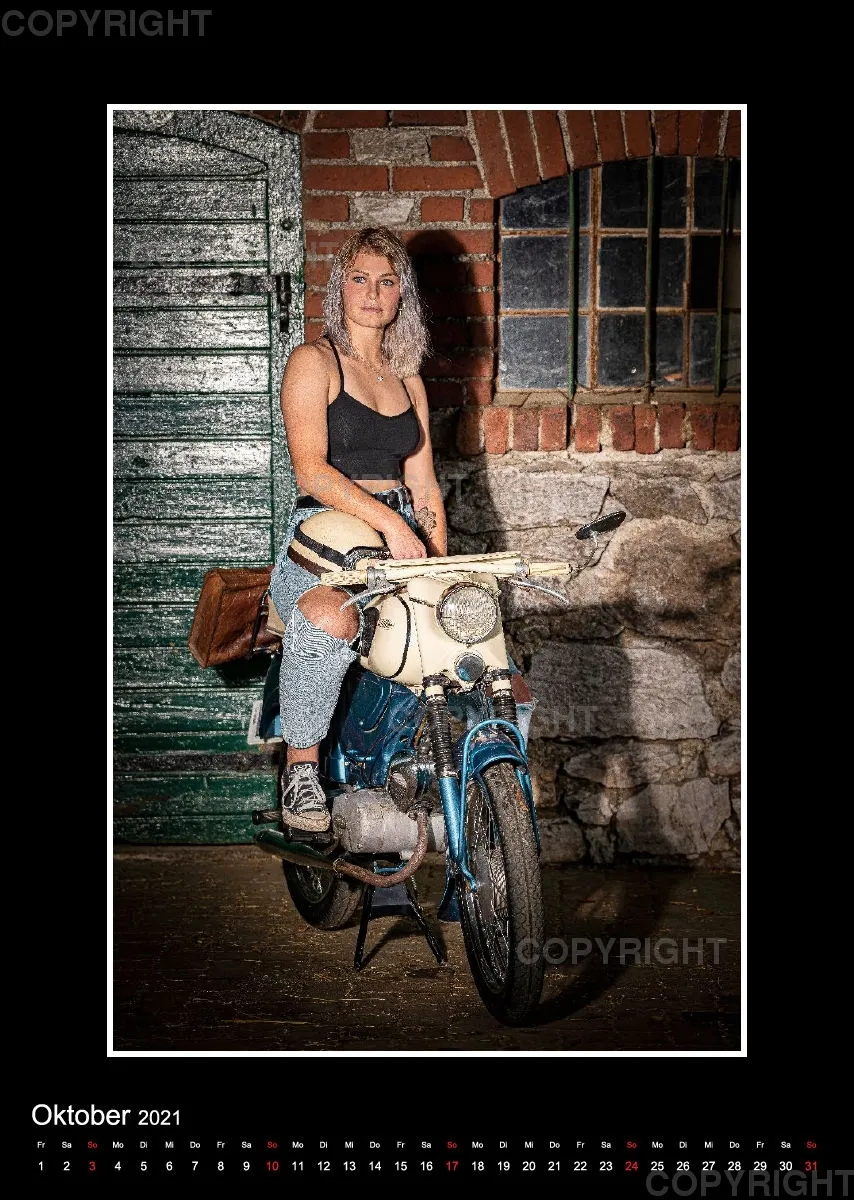 Mopedkalender 2021 / A3 Hochformat