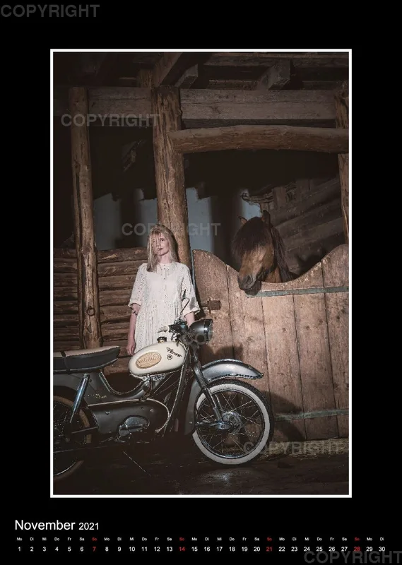 Mopedkalender 2021 / A3 Hochformat