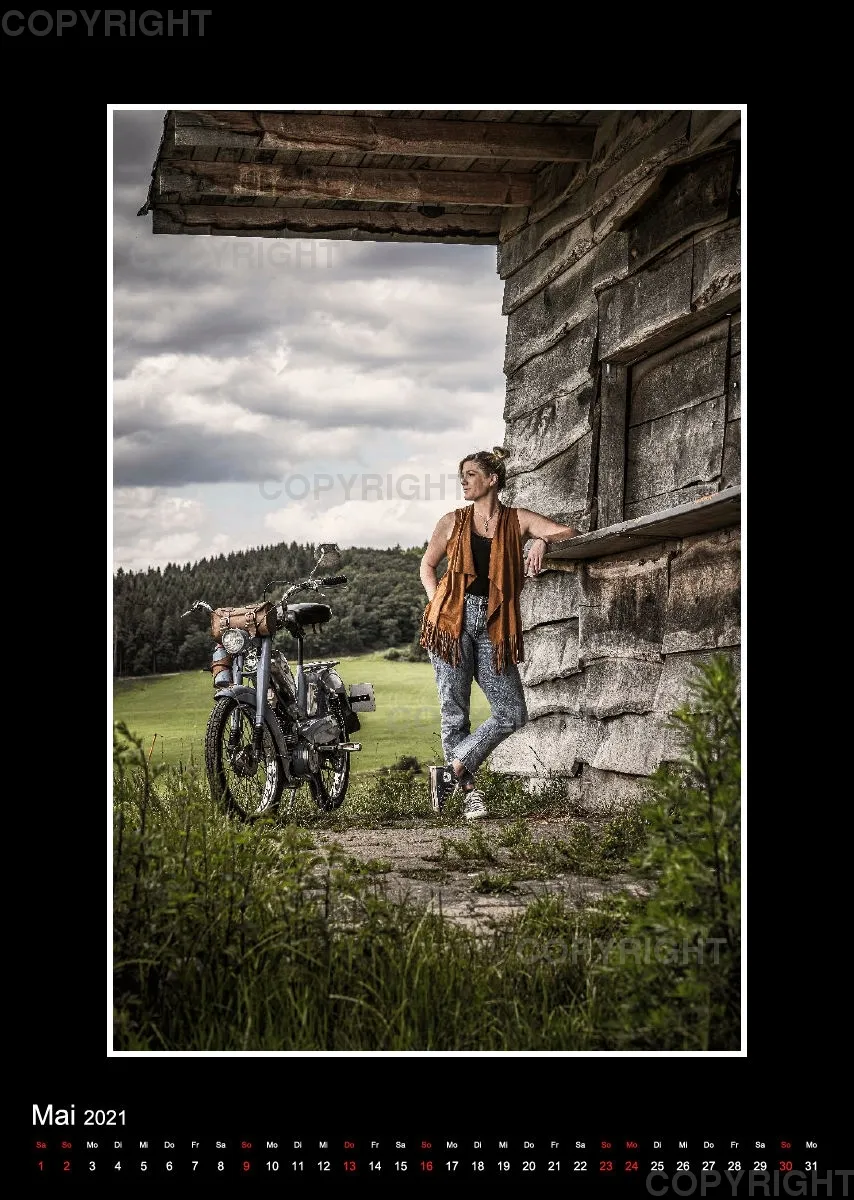 Mopedkalender 2021 / A3 Hochformat