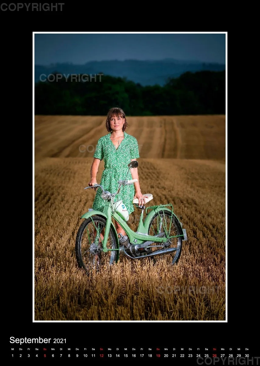 Mopedkalender 2021 / A3 Hochformat