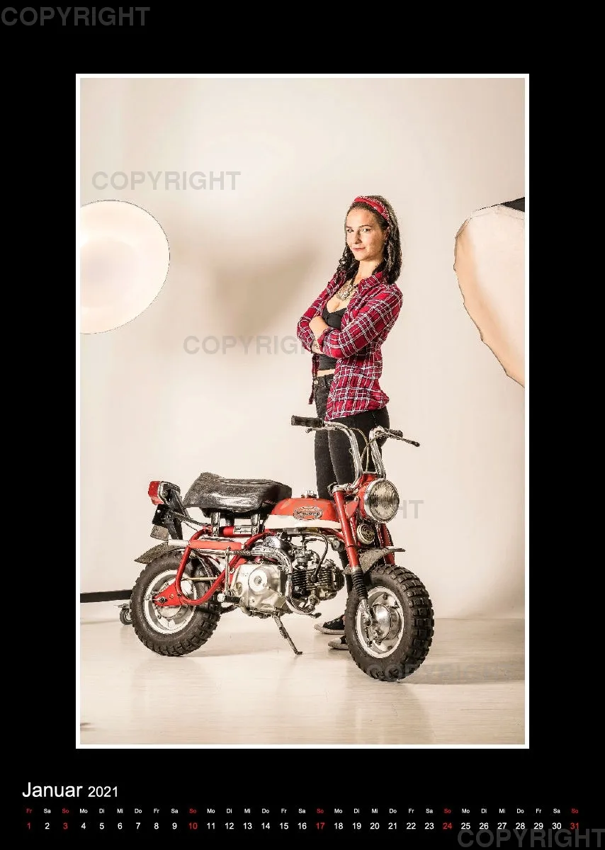 Mopedkalender 2021 / A3 Hochformat