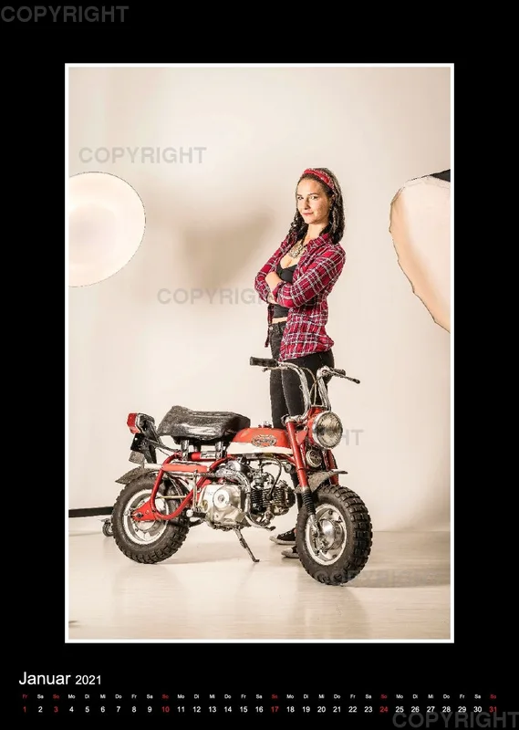 Mopedkalender 2021 / A3 Hochformat