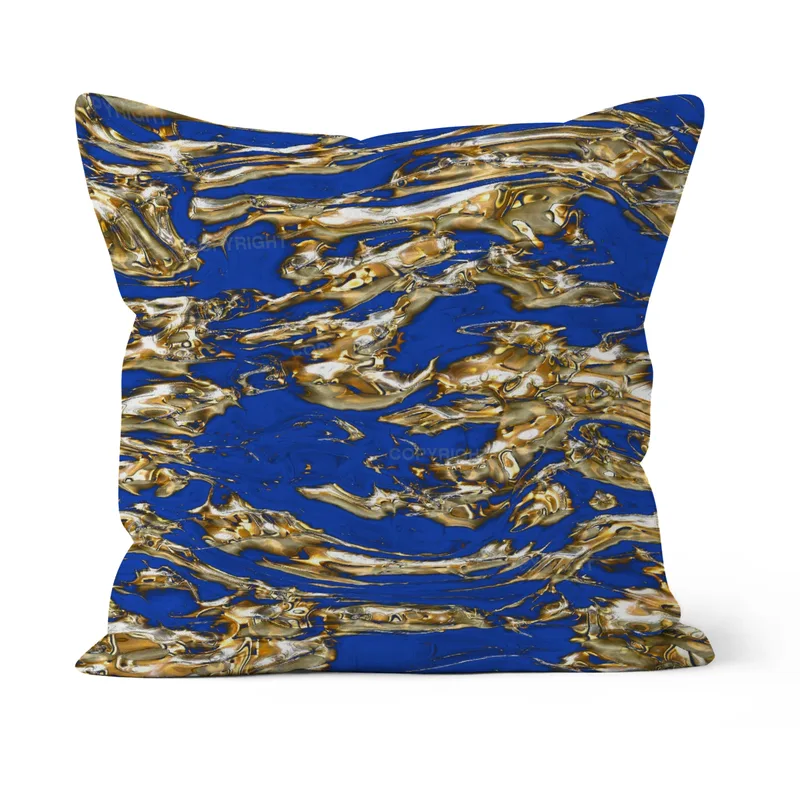 Fließgold blau
