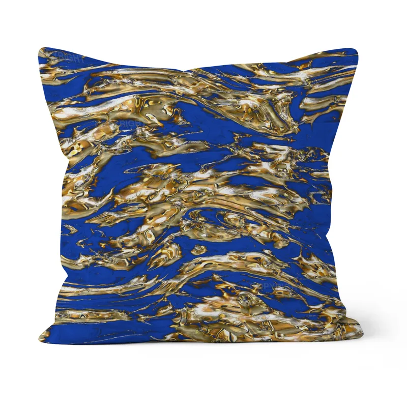 Fließgold blau