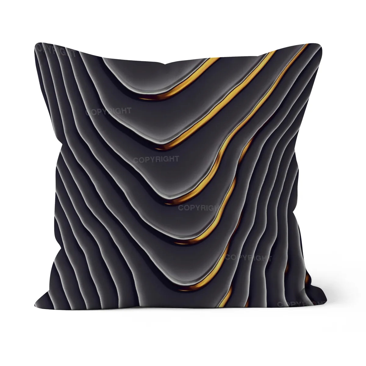 Kaskadenwelle schwarz gold