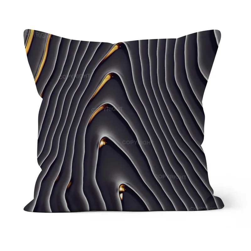 Kaskadenwelle schwarz gold