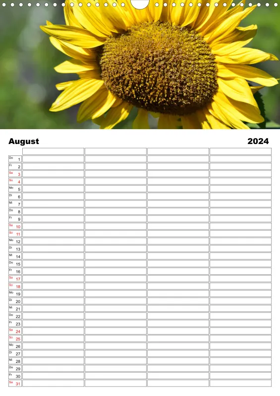 Familienplaner Natur - Zeit für die schöne Natur!
