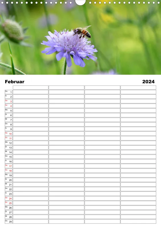 Familienplaner Natur - Zeit für die schöne Natur!
