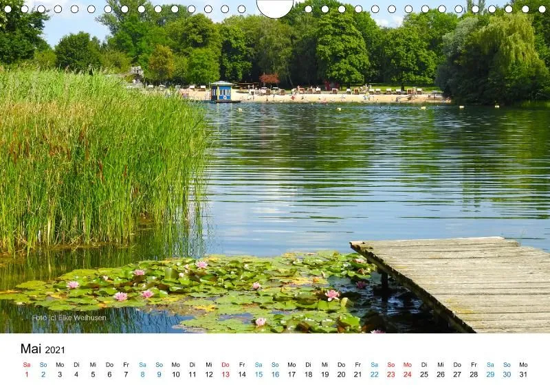 Kalender 2021 Förderverein Obersee & Orankesee e.V. A 4 quer