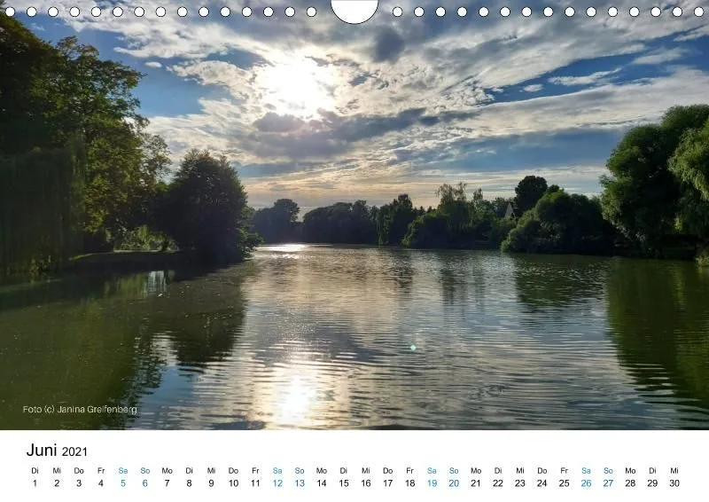 Kalender 2021 Förderverein Obersee & Orankesee e.V. A 4 quer