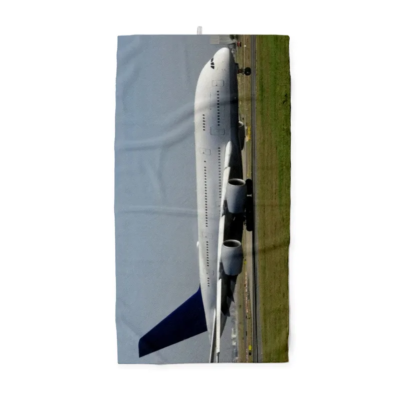 A380 Handtuch 50x100 cm – Der King der Lüfte für Bad, Strand & Reise