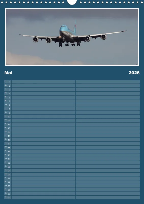 Flugzeug Familienplaner 2026