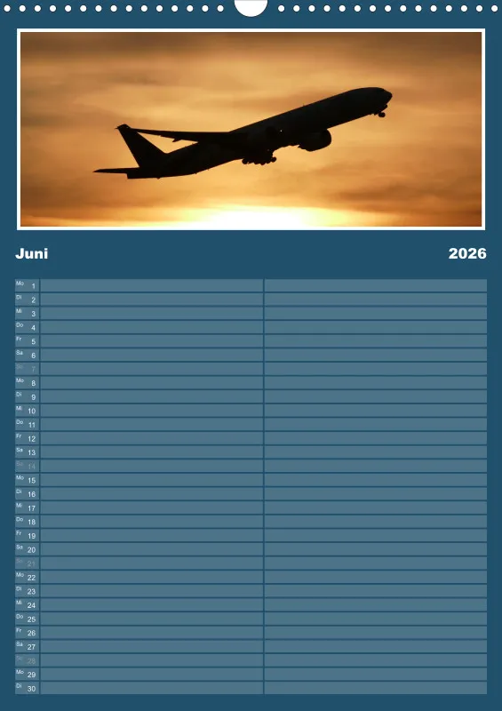 Flugzeug Familienplaner 2026