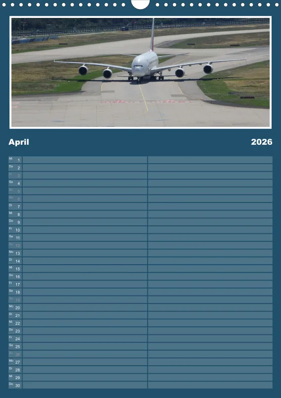 Flugzeug Familienplaner 2026