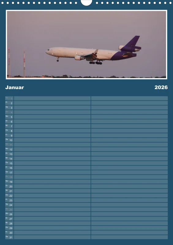 Flugzeug Familienplaner 2026