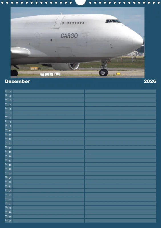 Flugzeug Familienplaner 2026