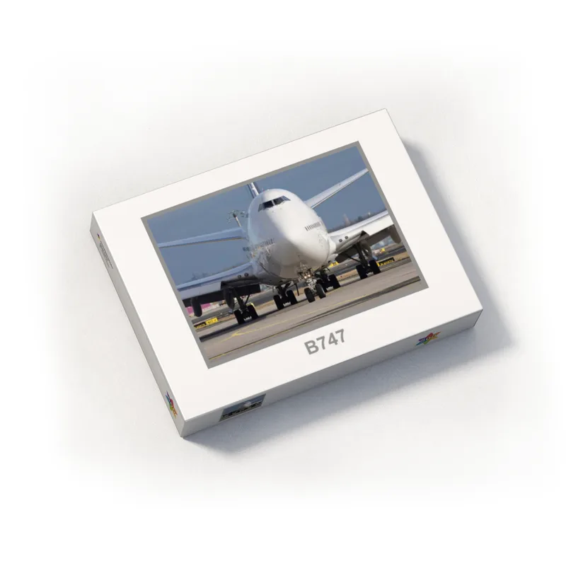 B747 Puzzle – 500 Teile im Querformat mit Box – Ein Muss für jeden Flugzeugfan