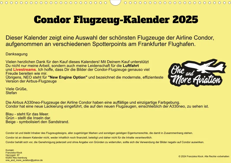 Condor Ringelsocken 2025: Ein Jahr mit den A330neo